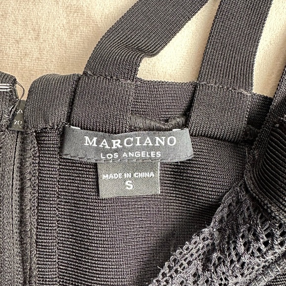 Marciano Black Bandage Bodycon Mini Dress - Picture 4 of 4